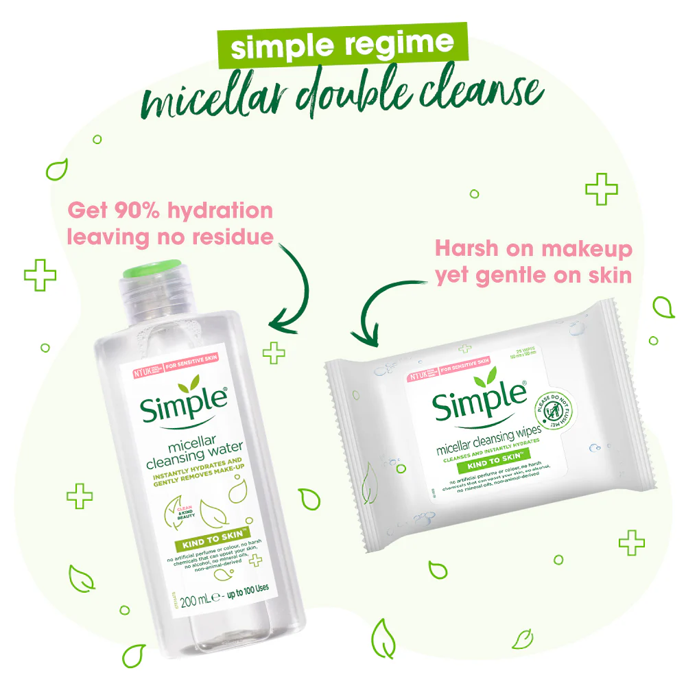 Micellar Water & Wipes Combo(200ml + 25 Wipes) - Image 3