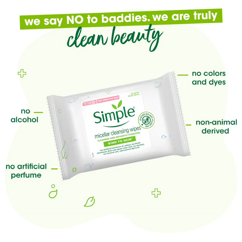 Micellar Wipes Combo 2-Pack(25 Wipes + 25 Wipes) - Image 3