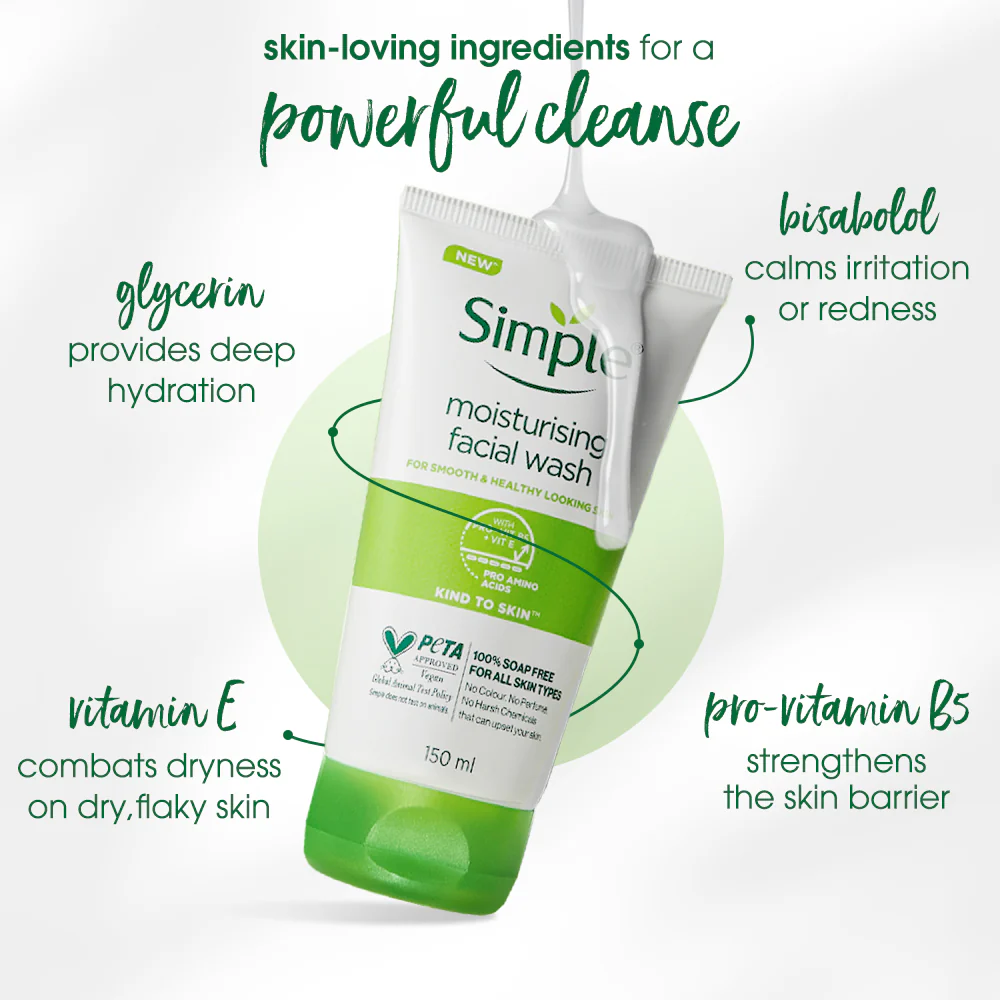Moisturising Facial Wash 150ml - Image 5