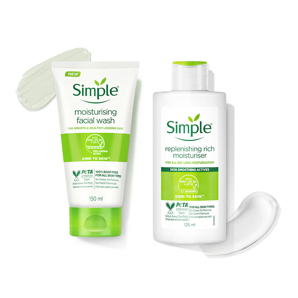Face Wash & Moisturiser Combo (150ml + 125ml) - Image 2